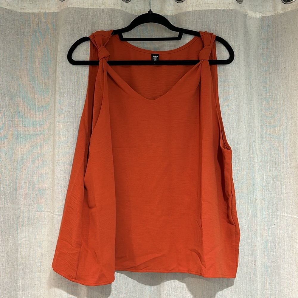 Plus - Tank Top Blouse - 4X